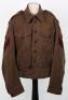 WW2 Kings Royal Rifle Corps 23rd Armoured Brigade Colour Sergeants Battle Dress Blouse - 14