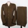 WW2 British Officers Service Dress Uniform of Lieutenant Dennis Bernard Lovelock &ldquo;B&rdquo; Squadron Fife & Forfar Yeomanry Royal Armoured Corps, Killed in Action in Normandy 8th August 1944
