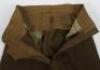 WW2 British Officers Service Dress Uniform of Lieutenant Dennis Bernard Lovelock &ldquo;B&rdquo; Squadron Fife & Forfar Yeomanry Royal Armoured Corps, Killed in Action in Normandy 8th August 1944 - 14