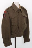 WW2 British Royal Army Ordnance Corps 24th Independent Brigade Group Battle Dress Blouse