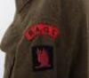 WW2 British Royal Army Ordnance Corps 24th Independent Brigade Group Battle Dress Blouse - 4