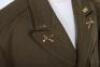 WW2 British Made American Ike Jacket Uniform Set of Major D Van Dusen 406th Field Artillery Group Awarded the Bronze Star for Service in North West Europe - 5