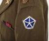 WW2 British Made American Ike Jacket Uniform Set of Major D Van Dusen 406th Field Artillery Group Awarded the Bronze Star for Service in North West Europe - 8