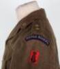 British City of London Yeomanry (Rough Riders) 56th Armoured Division Officers Battle Dress Blouse - 3