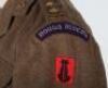 British City of London Yeomanry (Rough Riders) 56th Armoured Division Officers Battle Dress Blouse - 6