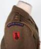 British City of London Yeomanry (Rough Riders) 56th Armoured Division Officers Battle Dress Blouse - 7