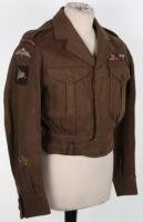 British Parachute Regiment Battle Dress Blouse of a WW2 Military Medal (M.M) Winner