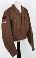 British 6th Battalion Royal Northumberland Fusiliers / 43rd Royal Tank Regiment (RTR) Battle Dress Blouse