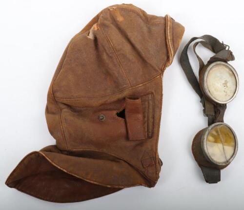 Royal Flying Corps (R.F.C) Leather Flying Helmet