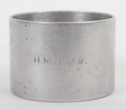 Aluminium Napkin Ring of British Airship HMA No9r Interest