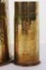 Pair of WW1 Trench Art Vases - 4