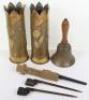 Pair of WW1 Trench Art Vases - 3