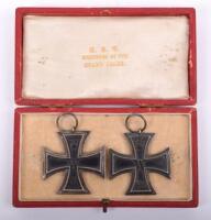 2x WW1 1914 Iron Cross 2nd Class Medals