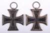 2x WW1 1914 Iron Cross 2nd Class Medals - 4