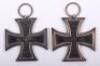 2x WW1 1914 Iron Cross 2nd Class Medals - 5