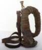 WW1 German Saxon Battle Damaged Field Bugle - 3