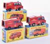 Three 57c Boxed Matchbox Landrover Fire Trucks - 2