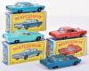 Three Boxed Matchbox Regular Wheels USA Cars - 2