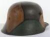 Imperial German M-17 Camouflaged Steel Combat Helmet - 3