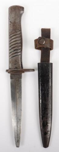 Scarce WW1 German All Steel Handle Trench Knife
