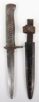 Scarce WW1 German All Steel Handle Trench Knife