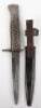 Scarce WW1 German All Steel Handle Trench Knife - 2
