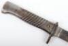 Scarce WW1 German All Steel Handle Trench Knife - 4