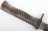 Scarce WW1 German All Steel Handle Trench Knife - 6