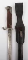 Scarce Imperial German Seitengewehr Model 1898 Mauser Bayonet with Regimental Etched Blade of Oldenburg Infantry Regiment Nr 91