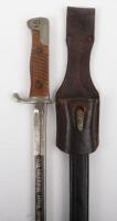 Scarce Imperial German Seitengewehr Model 1898 Mauser Bayonet with Regimental Etched Blade of Westfallen-Jager Battalion No 7