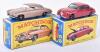 Two Boxed Matchbox Regular Wheel Jaguar Models