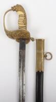 Imperial German Naval (Kaiserliche Marine) Officers Dress Sword by Carl Eickhorn