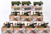 Ten Military Matchbox Superfast Boxed Models