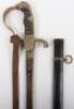 Imperial German Cavalry Officers Blue, Gilt and Damascus Presentation Sword