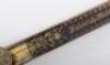 Imperial German Cavalry Officers Blue, Gilt and Damascus Presentation Sword - 14