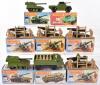 Eight Military Matchbox Superfast Boxed Models - 2