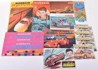 Quantity Of Marklin/Solido Toy Catalogues