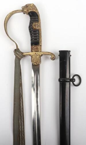 WW2 German Army Officers &ldquo;Scharnhorst&rdquo; Pattern Dress Sword by Carl Eickhorn