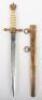 WW2 German Kriegsmarine Officers Dress Dagger by Carl Eickhorn Solingen - 2