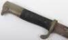 Third Reich Parade Bayonet with Regimental Double Sided Etched Blade by F W Holler Solingen - 4