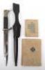 WW2 German Parade Bayonet by E F Horster Solingen - 2
