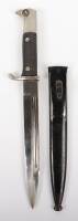 WW2 German Army Short Pattern Parade Bayonet by Ernst Pack & Sohne Solingen