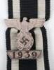 Bar to the Iron Cross 2nd Class with Original Paper Packet of Issue by J E Hammer & Sohne, Geringswalde - 2