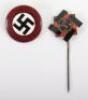 Third Reich NSDAP Membership Badge by Gustav Brehmer