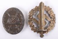 WW2 German Silver Grade Wound Badge by Hauptmunzamt, Wien