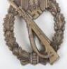 WW2 German Army / Waffen-SS Infantry Assault Badge in Bronze by Adolf Scholze - 3