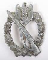 WW2 German Army / Waffen-SS Infantry Assault Badge in Silver