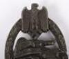 WW2 German Army / Waffen-SS Panzer Assault Combat Badge in Bronze by C E Juncker, Berlin - 2