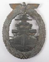 Kriegsmarine High Seas Fleet War Badge by Friedrich Orth Wien