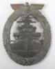 Kriegsmarine High Seas Fleet War Badge by Friedrich Orth Wien